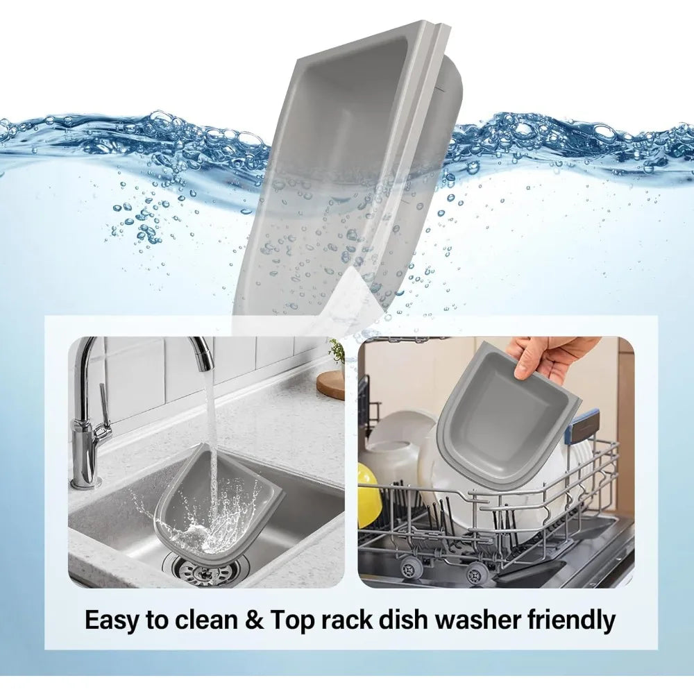 Automatic 2-Meal Cat Feeder - 48H Timed Wet Cat Food Refrigerated Dispenser with 2 Ice Packs for Puppies and Kittens in Yogurt a