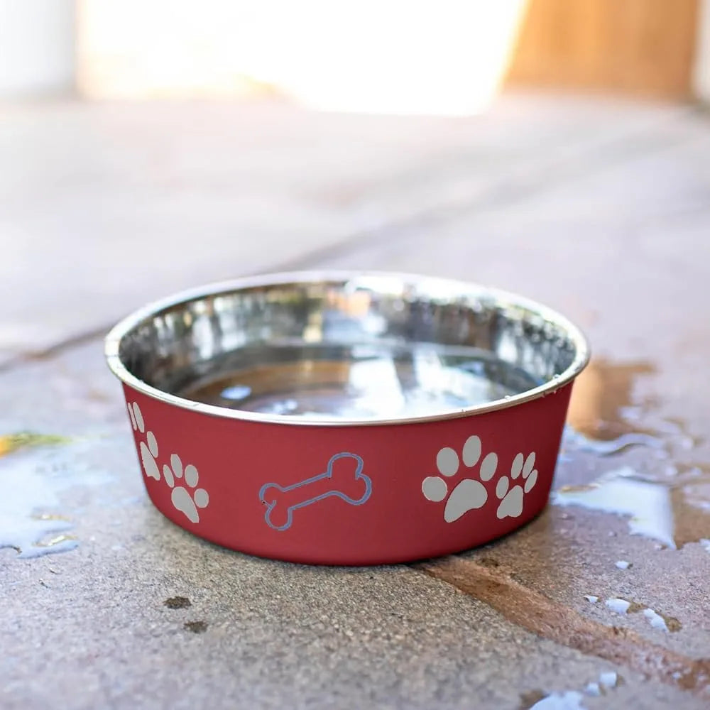 Dog Bowls- Stainless Steel Dog & Cat Bowls - Spill Proof Dog Food Bowl, Cat Bowl, Puppy Essentials & Pet Supplies Great f