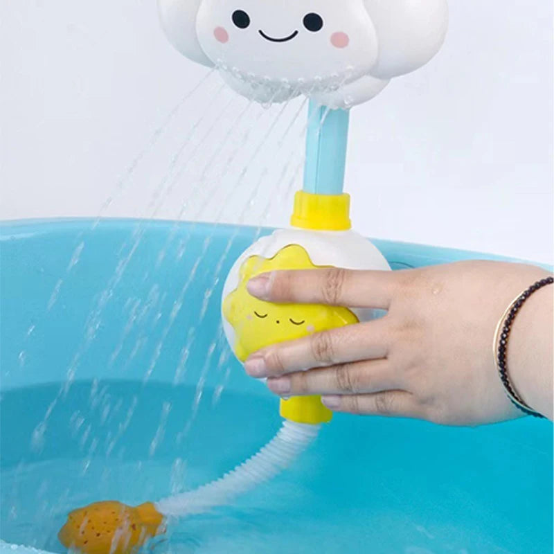 Cloud Weather Bath Toy for Kids Press Spray Educational Water Cycle Play Pool Beach Safe Fun