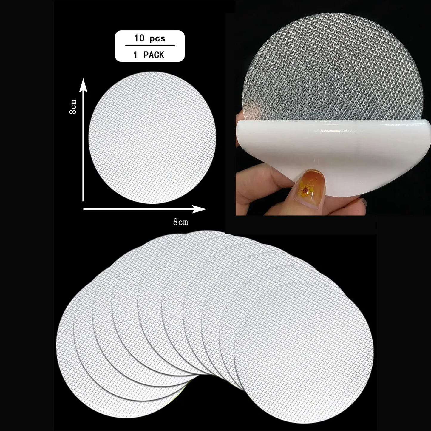 10 PCS Anti Slip Shower Tread Sticker Safety 2026Bathtub Strips Premium Adhesive Star Snowflak Decals for Bath Tub Shower Stairs