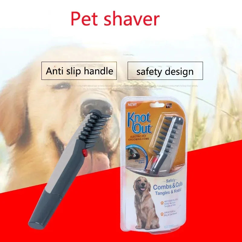 Dog Grooming Comb Quick Grooming Gilling Brush Tool for Pet Electric Cleaning Hair Cat Professional Puppy Trimmer Animal Slicker