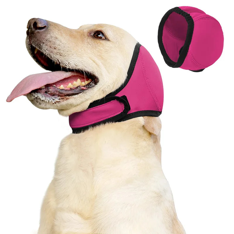 Hearing Protection Dog Calming Earmuff Noise Reduction Waterproof Dog Soothing Headcover Shock Proof Dog Ear Cover
