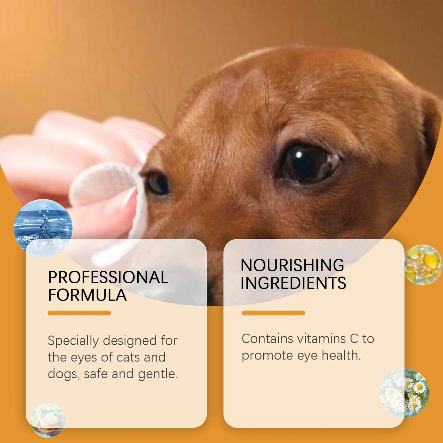 1-4PCS Pet Eye Wipes for Dogs and Cats Removes Tear Stains Gentle Eye Cleaning Wipes Safe for Sensitive Pet Eyes Daily Care