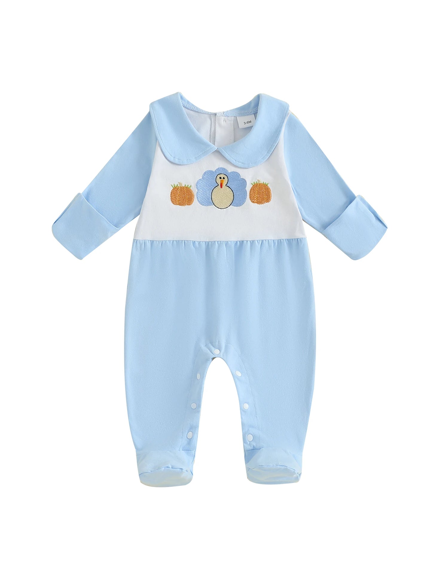 Adorable Infant Winter Hooded Romper with Cute Cartoon Embroidery and Soft Fleece Lining for Extra Warmth and Comfort