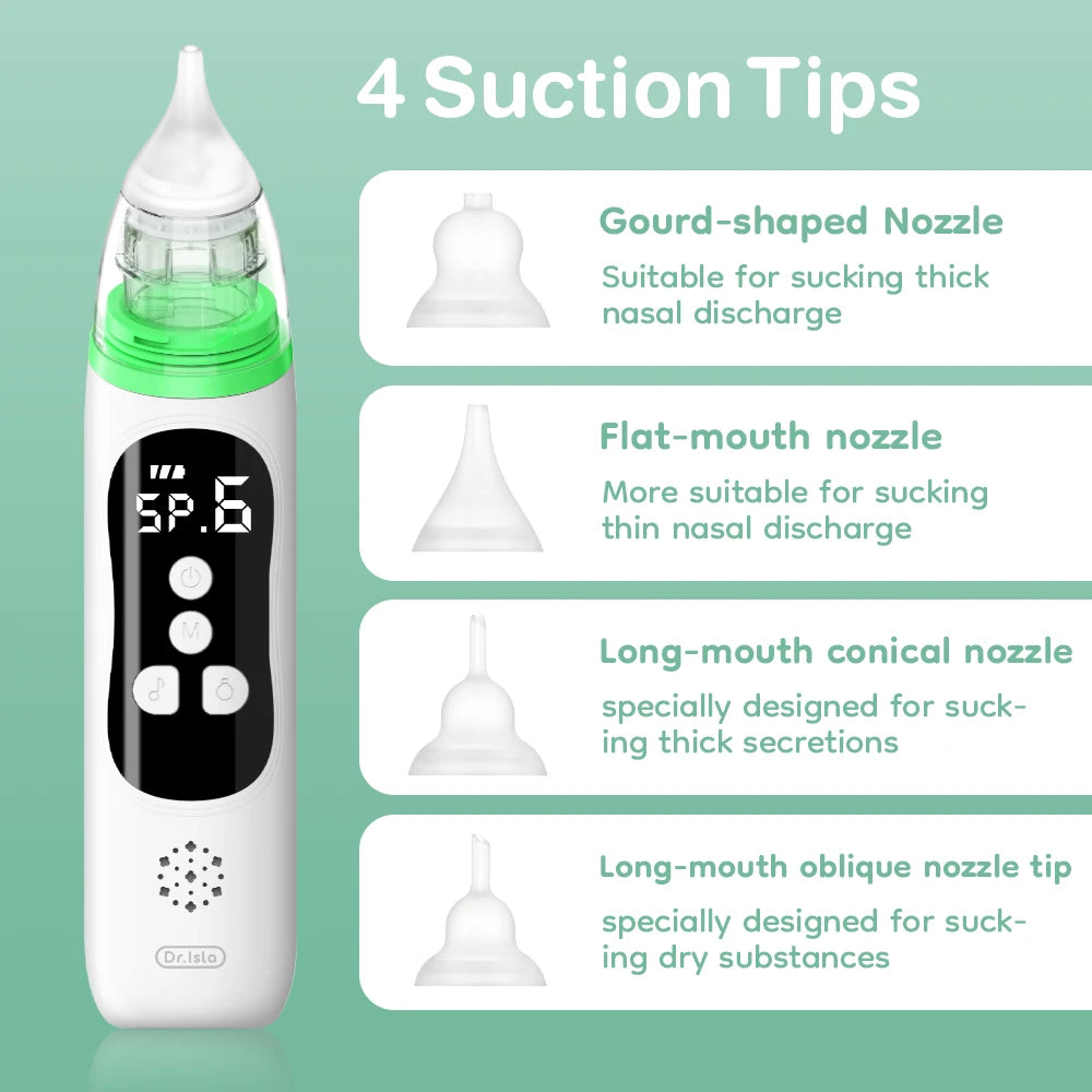 Baby Nose Cleaner Electric Nasal Absorber Silent Baby Obstruction Rhinitis Cleaner Nasal Aspirator For Newborn U94＆U90