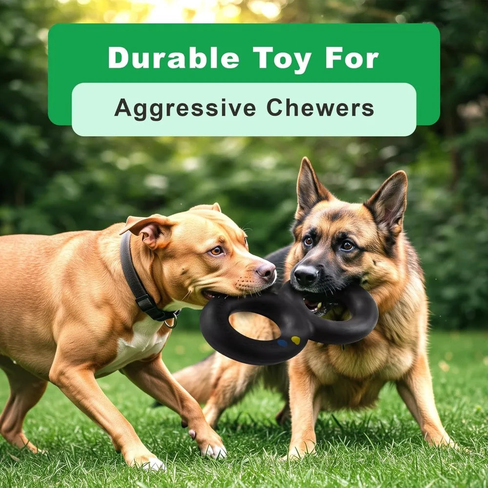 Goughnuts — Dog Toys for Aggressive Chewers | Virtually Indestructible Pull Toy for Large Breeds Such as Pit Bulls and German Sh