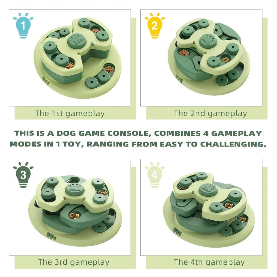 Dog Puzzle Toy for Small Medium Large Dogs Puppy Food Treat Toys Level 3 in 1 Interactive Mental Stimulation Brain Games
