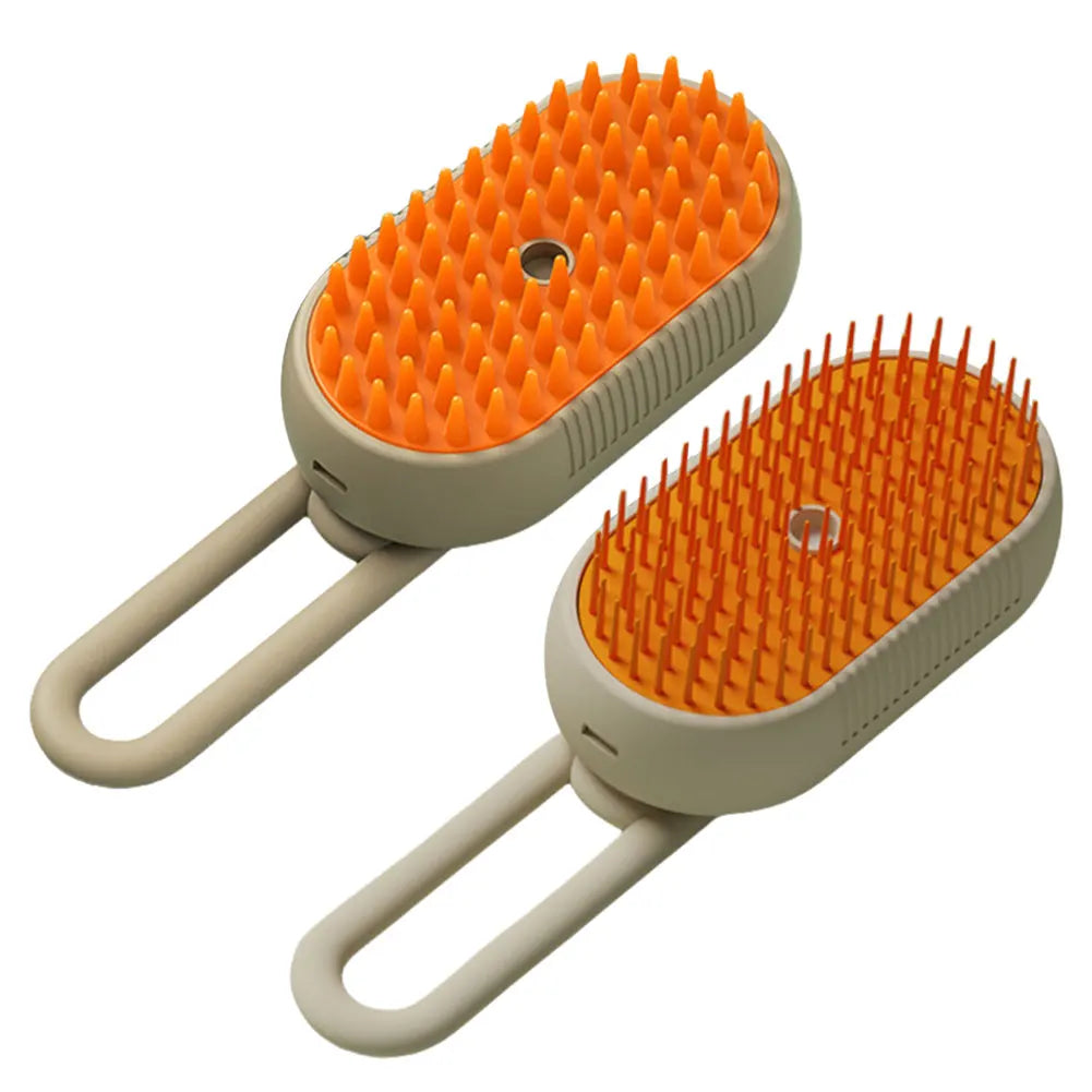 Cat Steam Brush 3 in 1 Massage Grooming Brush Dog Brush Pet Hair Cleaning Brush Comb for Cats and Dogs