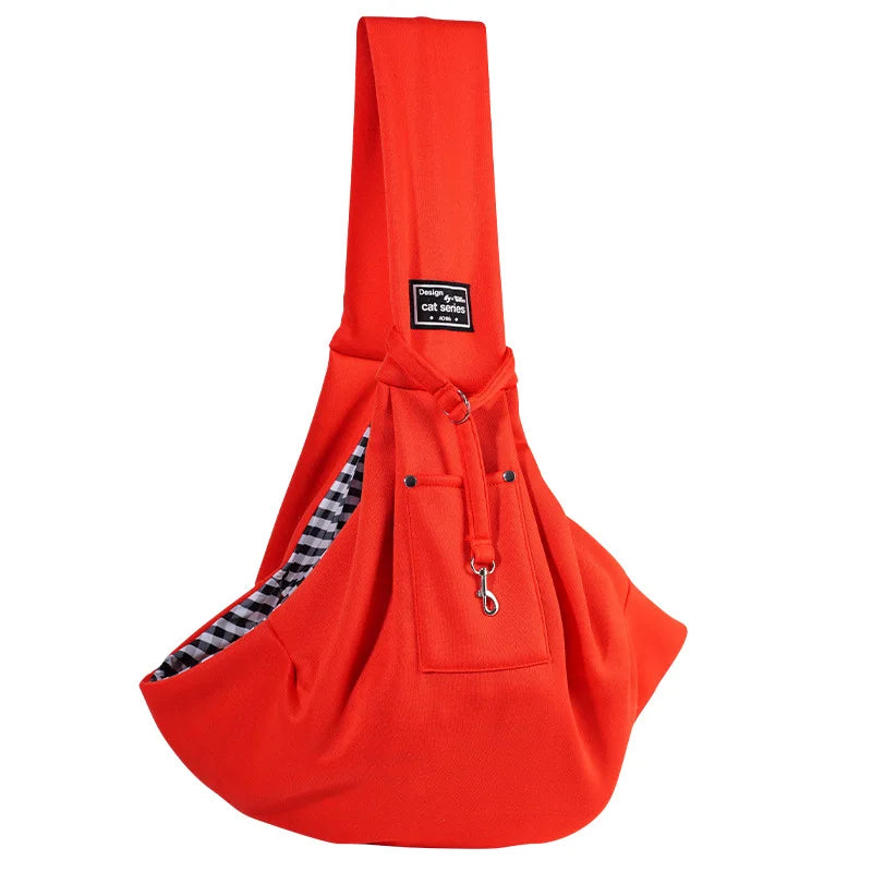 Soft-Sided Carrier for Dogs Cats Puppies Kittens - Breathable Mesh Outdoor Travel Handbag with Safety Tether