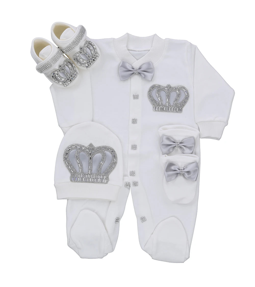 Newborn Baby Boy Outfits Kids Clothing Real Cotton Infant0 Products Shirt Pants Mittens Receiving Blanket