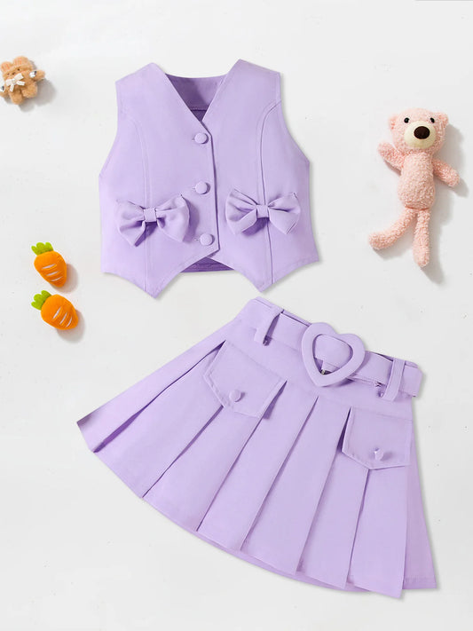 Adorable Baby Girls Clothes Cute Ruffle Sleeveless Top with Floral Print Skirt and Matching Headband 3 Piece Set