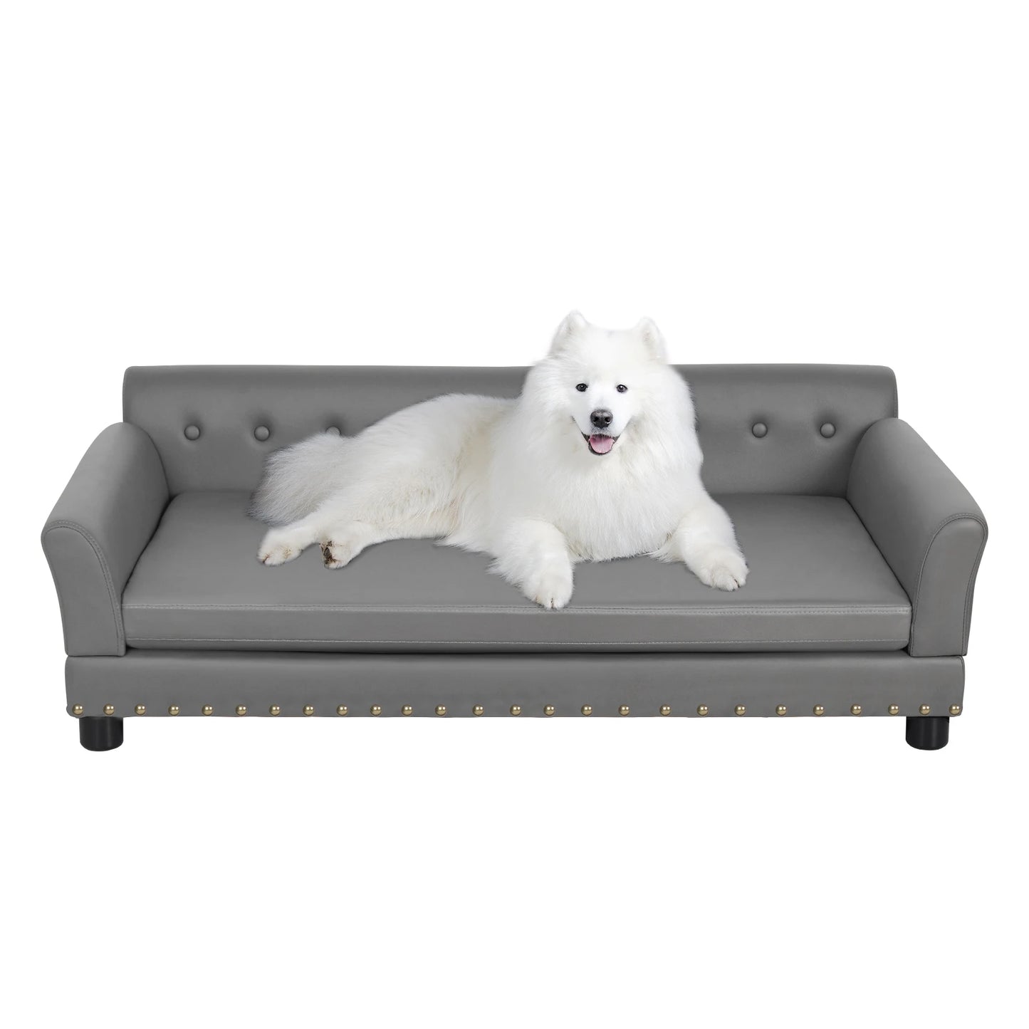 Rectangle Pet Bed for Medium and Large Dogs, Durable Elevated Dog Sofa Bed, Comfortable Dog Couch, Modern and Stylish Dog Sofa