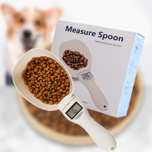 Pet Cat Food Weighing Cat Food Electronic Measuring Scoop Dog Food Measuring Weighing Scoop Pet Supplies