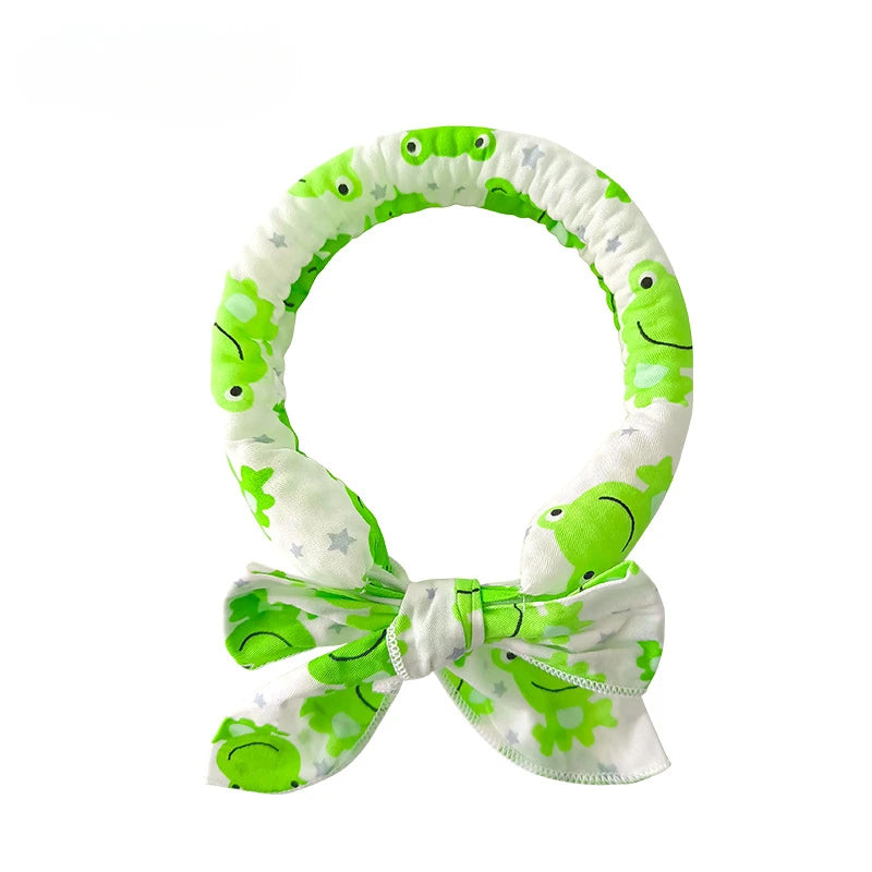 Pet Cooling Ice Scarf Cool Ice Towel Heatstroke Dogs Cats Ice Collar Adjustable Cat Collar Bib prevent heat stroke Dog Supplies