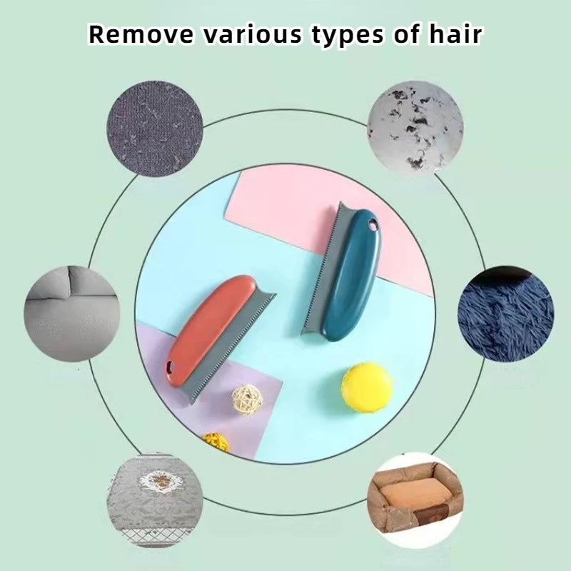 1pcs Multifunctional Household Fur Remover Not Hurt Clothing Brush Pet Cat Dog Portable Sofa Fabric Dust Removal Cleaning Brush