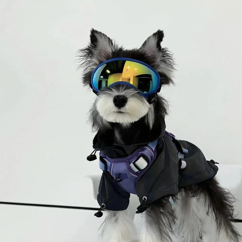 Dog Sunglasses Dog Goggles UV Protection Pet Glasses Eyewear with Adjustable Strap,Glasses for Dog Skating Glasses Dustproof