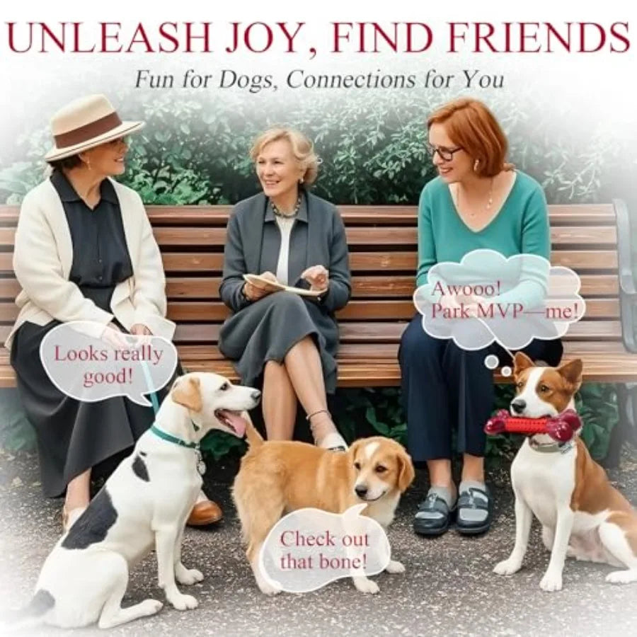 Durable and Tough Dog Toys Designed for Aggressive Chewers: Large Breed Beef Flavor Chew Bone Made from HighQuality Nylon and R