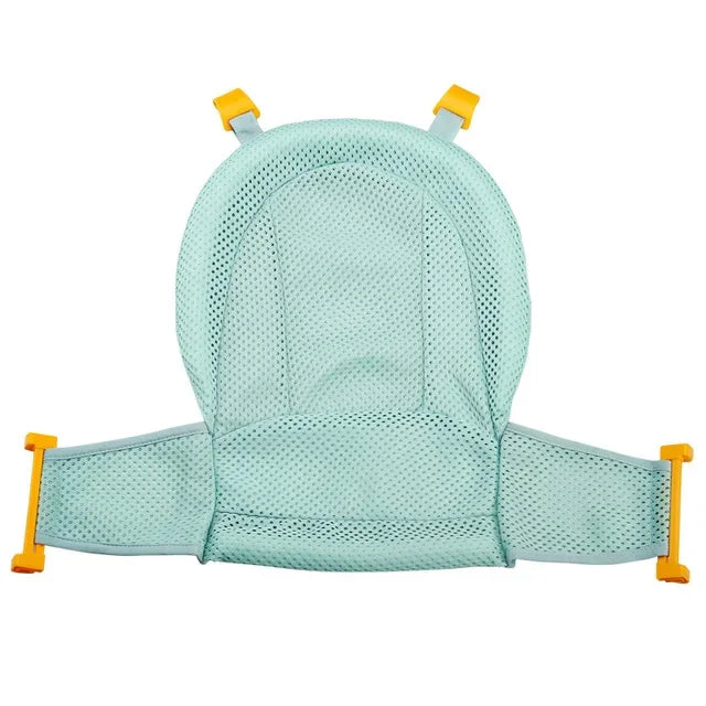 Portable Baby Shower Bath Tub Pad Non-Slip Newborn Bathtub Mat Safety Nursing Foldable Support Comfort Body Cushion Mat Pillow