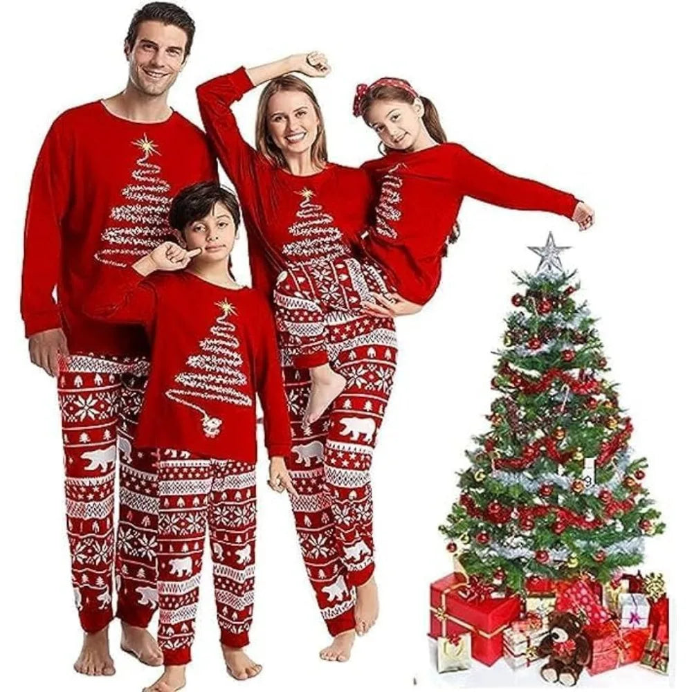 Christmas Pajamas Family Matching Pajamas Set Womens PJs Pyjamas Sleepwear Nightwear Set Christmas Pajamas Pyjamas Pjs