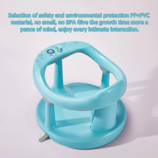 Baby Bath Seat,Baby Bath Chair, Newborn Shower Seat Bathtub Seat Cushion Children's Wrap-Around Shower Chair for 6 Months&Up (Cy