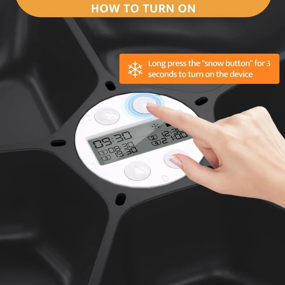 UBPET Cat Wet Food Automatic Feeder with Cooling, Semiconductor Refrigeration, with Timer, 5 Food Compartments for 330g Pet Food