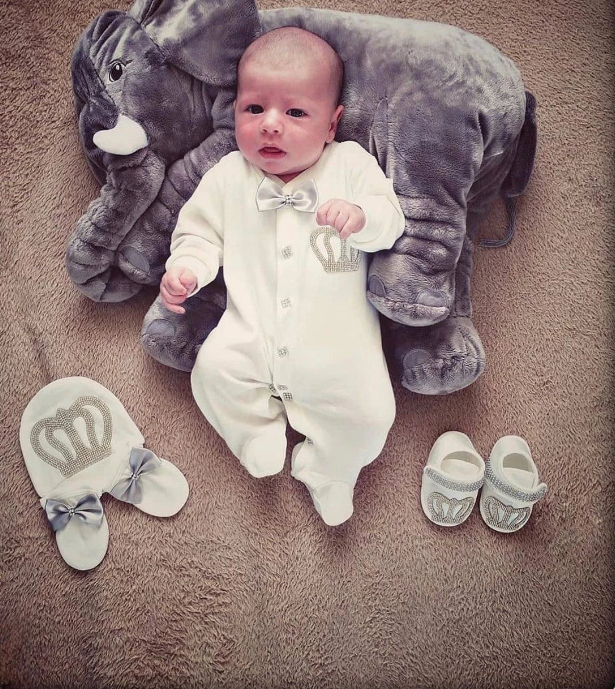 Newborn Baby Boy Outfits Kids Clothing Real Cotton Infant0 Products Shirt Pants Mittens Receiving Blanket