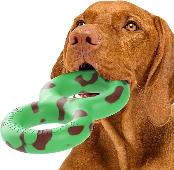 Goughnuts — Dog Toys for Aggressive Chewers | Virtually Indestructible Pull Toy for Large Breeds Such as Pit Bulls and German Sh