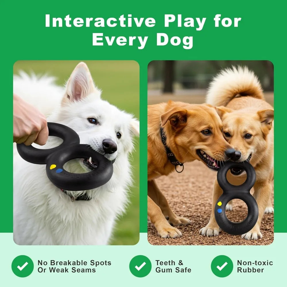 Goughnuts — Dog Toys for Aggressive Chewers | Virtually Indestructible Pull Toy for Large Breeds Such as Pit Bulls and German Sh