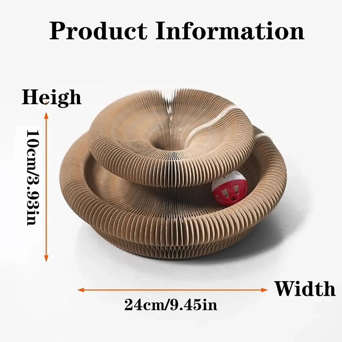 Kitty Kurlz Cat Toy, Marlene Kitty Kurlz, Kitty Curls Cat Toy, Magic Organ Cat Scratching Board Toy, Interactive Cat Ball Toy