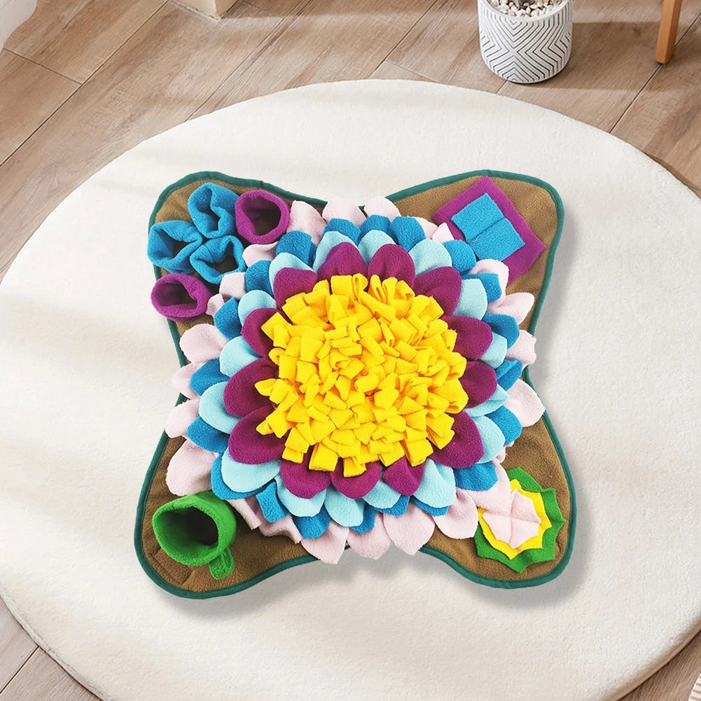 Pet Snuffle Feeding Mat Nosework Feeding Mat Dog Training Pad for Cats Dogs Portable Travel Use for Slow Eating & Smell Training