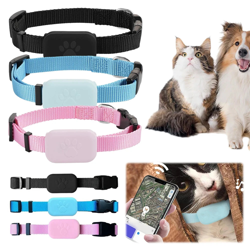 Dog Tracker with Adjustable Collar Cat Locator Smart Pet Locator for Cats and Dogs