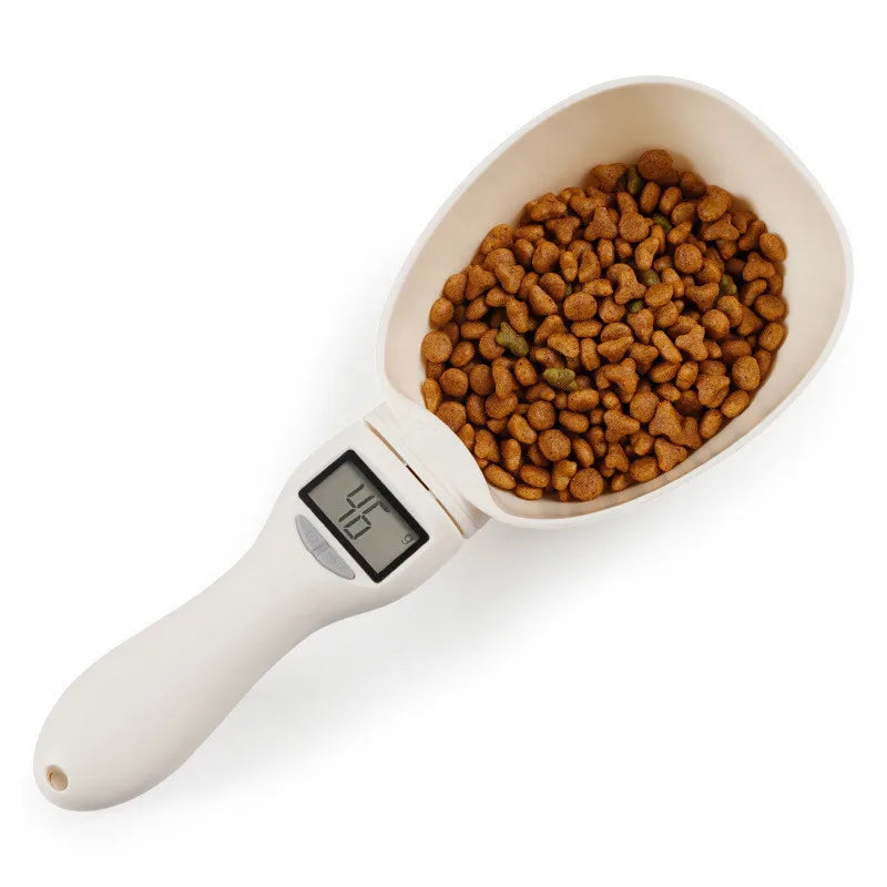 Pet Cat Food Weighing Cat Food Electronic Measuring Scoop Dog Food Measuring Weighing Scoop Pet Supplies