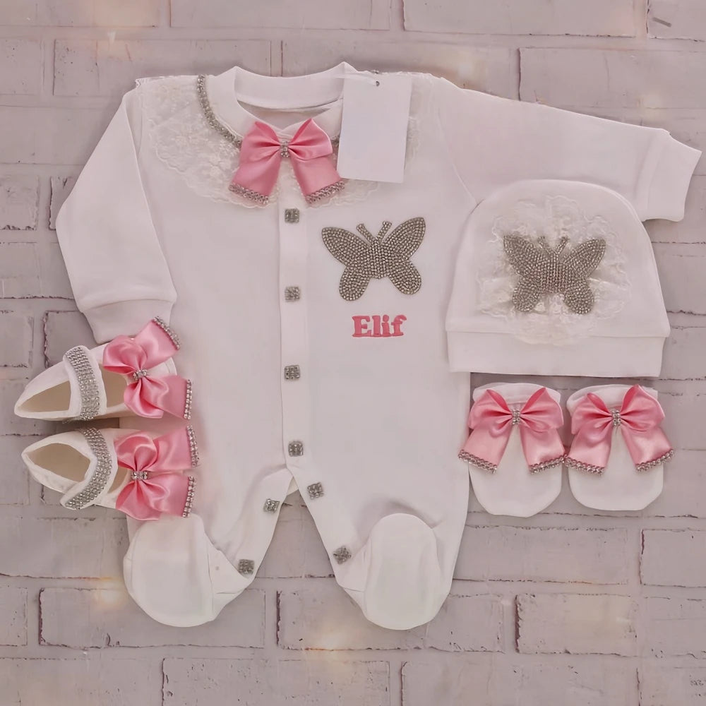 Newborn Baby Boy Outfits Kids Clothing Real Cotton Infant0 Products Shirt Pants Mittens Receiving Blanket