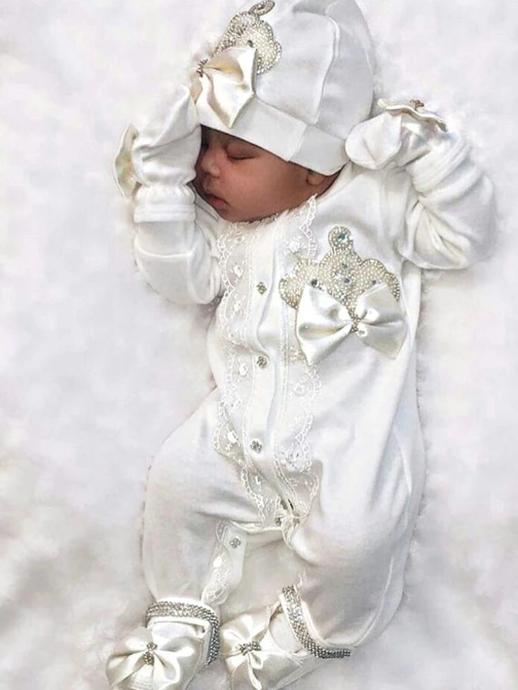 Newborn Baby Boy Outfits Kids Clothing Real Cotton Infant0 Products Shirt Pants Mittens Receiving Blanket