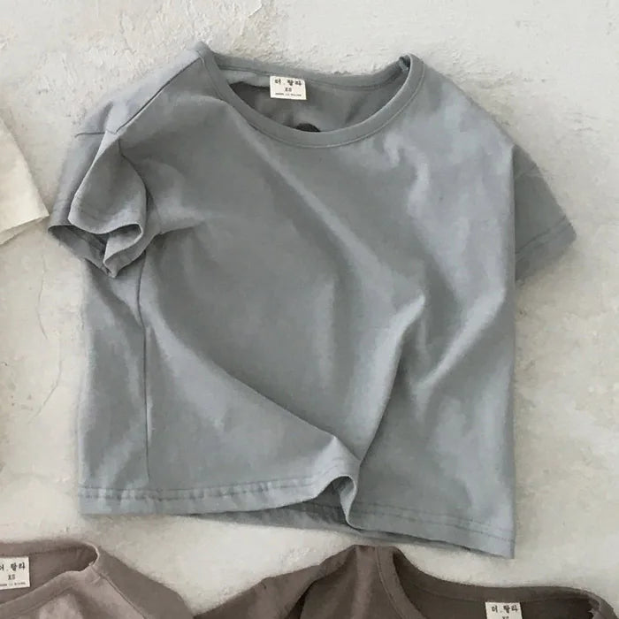 Baby Boy Stripe Shirt Summer Casual Short Bat Sleeve Kids Shirt for Boys Clothing Children Girls Sports Shirt Cotton Tops