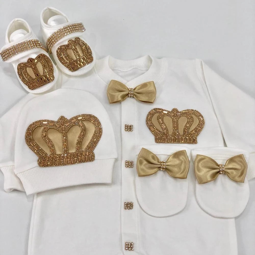 Newborn Baby Boy Outfits Kids Clothing Real Cotton Infant0 Products Shirt Pants Mittens Receiving Blanket