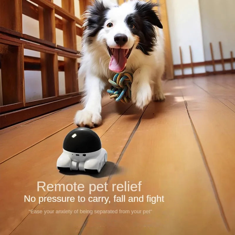 Smart Home Security4K PTZ Robot Two-way Audio Color Night Vision Surveillance Baby Pets Monitor Dual Lens  Camera Wireless Wifi