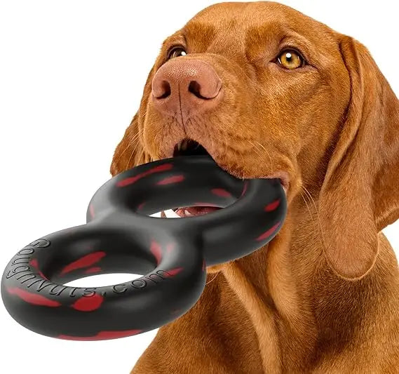 Goughnuts — Dog Toys for Aggressive Chewers | Virtually Indestructible Pull Toy for Large Breeds Such as Pit Bulls and German Sh