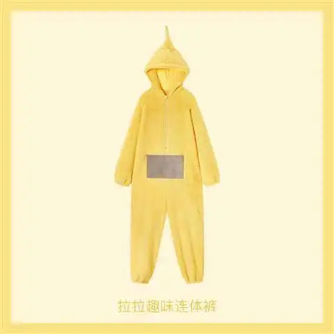 Adults Kids Onesies Soft Long Sleeves Pajamas Dipsy Tinky Winky Po Lala Costumes Home Clothes Women Unisex Homewear Jumpsuit