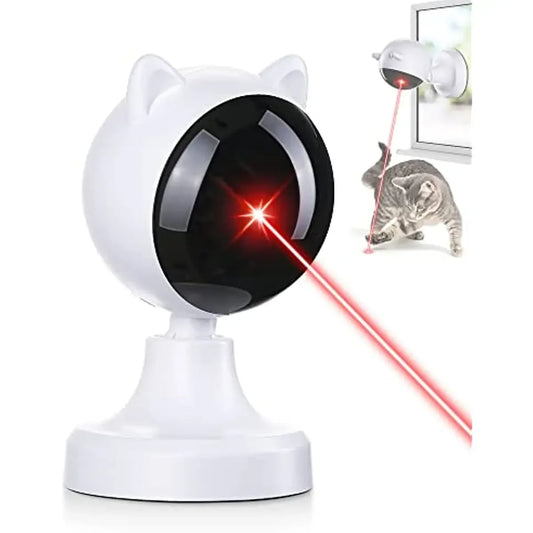 Automatic Laser Cat Toys, USB Rechargeable, Interactive Cat Toy for Indoor Cats Kitty Kittens Dog, Multifunctional Cat Toy