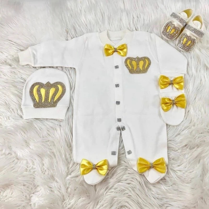 Newborn Baby Boy Outfits Kids Clothing Real Cotton Infant0 Products Shirt Pants Mittens Receiving Blanket