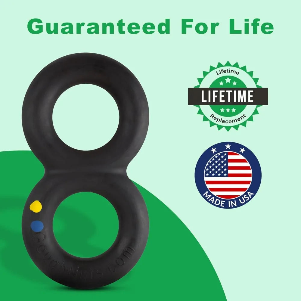 Goughnuts — Dog Toys for Aggressive Chewers | Virtually Indestructible Pull Toy for Large Breeds Such as Pit Bulls and German Sh