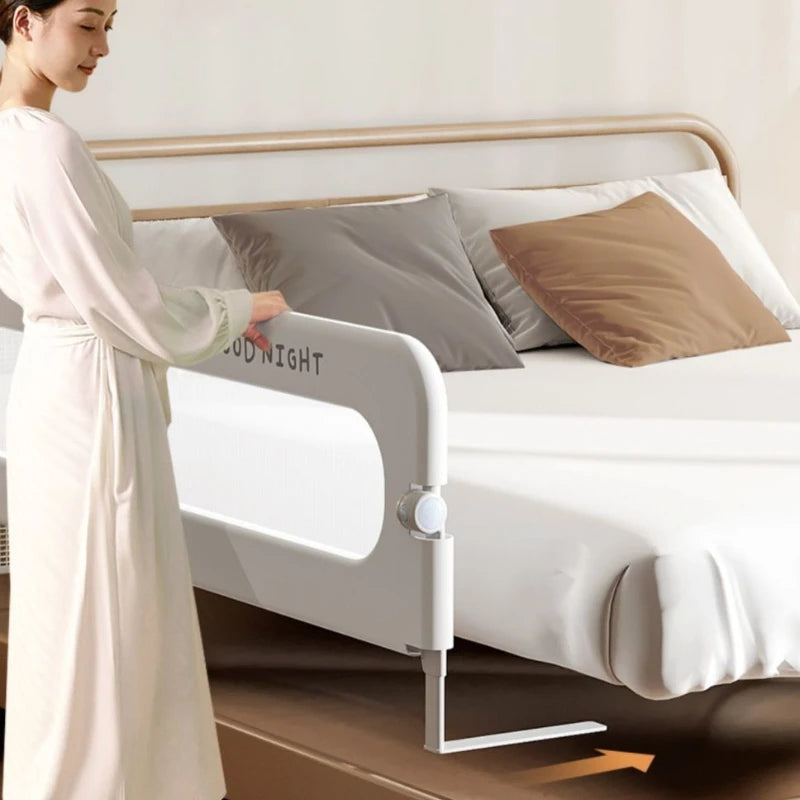 Bed Guard Rail for Toddlers Adjustable Folding Up Portable Bed RailingToddler Bed Rails Guard for Twin Queen King Full Size Beds