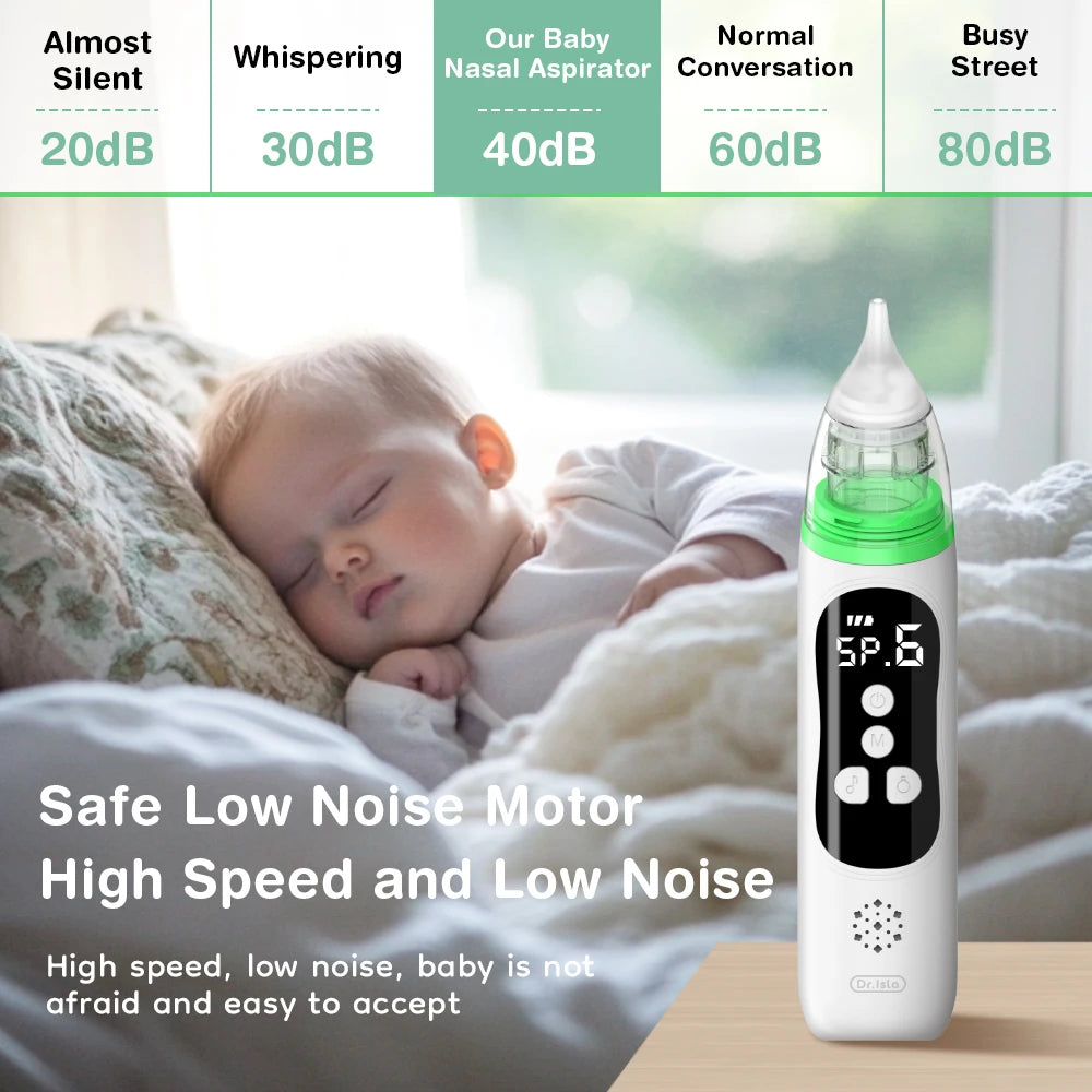 Baby Nose Cleaner Electric Nasal Absorber Silent Baby Obstruction Rhinitis Cleaner Nasal Aspirator For Newborn U94＆U90