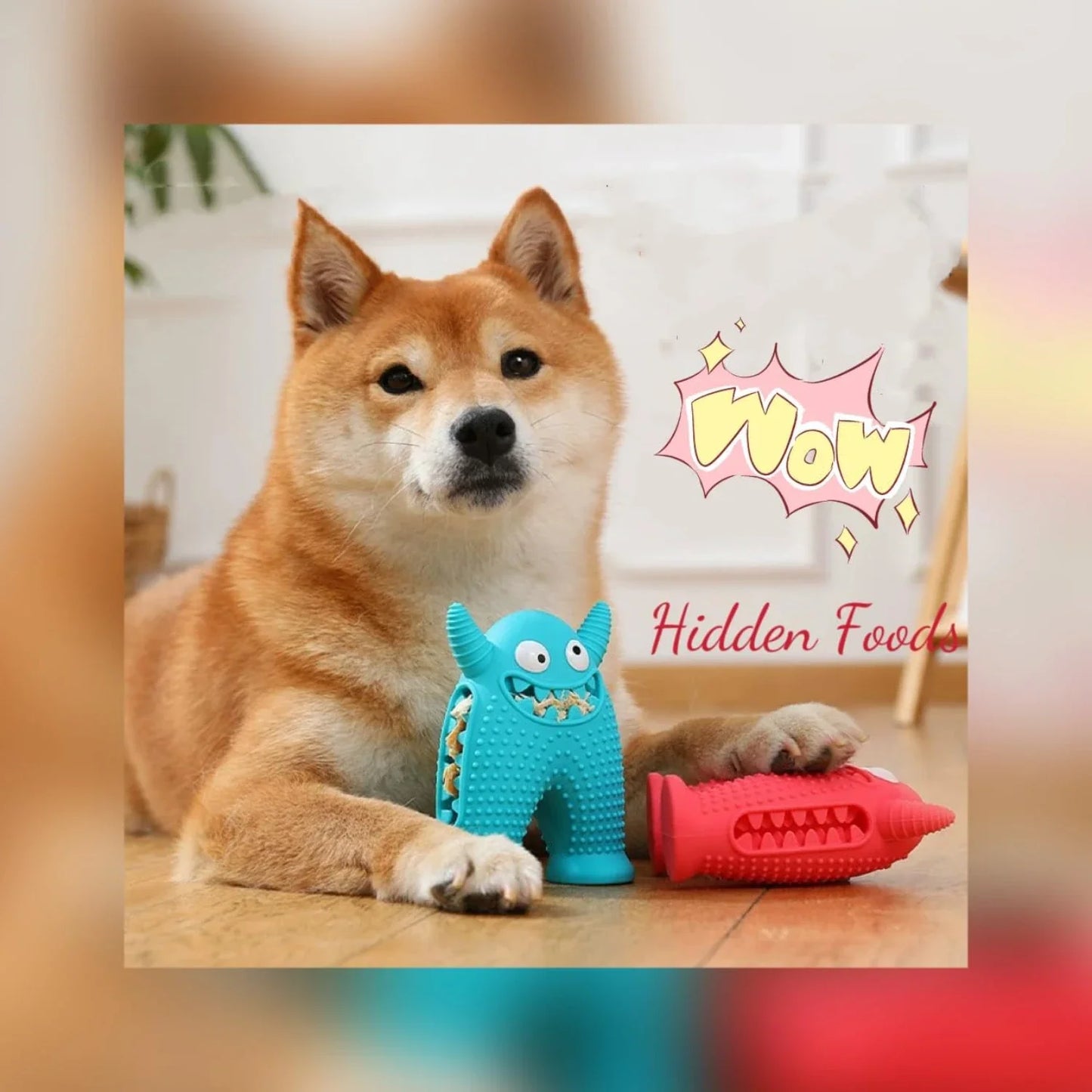 Ultra Tough and Durable Top Rated Interactive Squeaky Dog Chew Toy for Aggressive Chewers - Perfect Must-Have to Keep Pets Busy