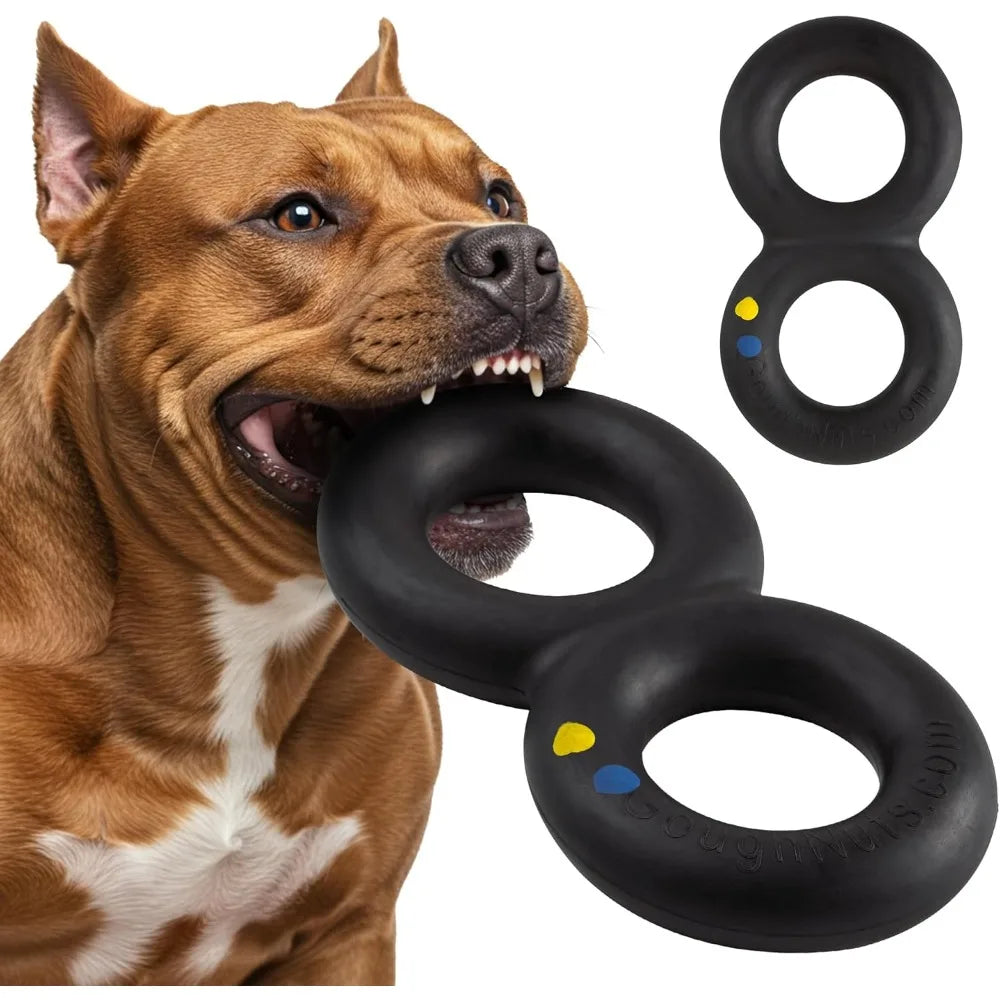 Goughnuts — Dog Toys for Aggressive Chewers | Virtually Indestructible Pull Toy for Large Breeds Such as Pit Bulls and German Sh