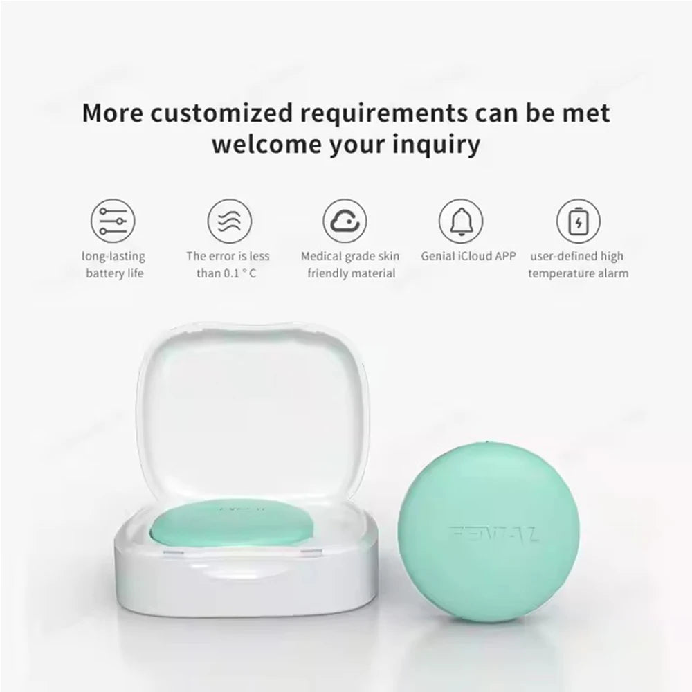 Medical FSA Approved underarm Children Thermometer, for Adults & Baby Digital Thermometer pad,Real-time monitoring  APP tracking