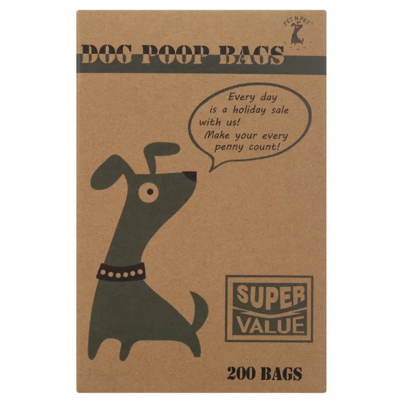Dog Poop Bags, Poop Bags with Easy-tie Handles Unscented Leak Proof Dog Bags for Poop, USDA Certified 38% Biobased Dog