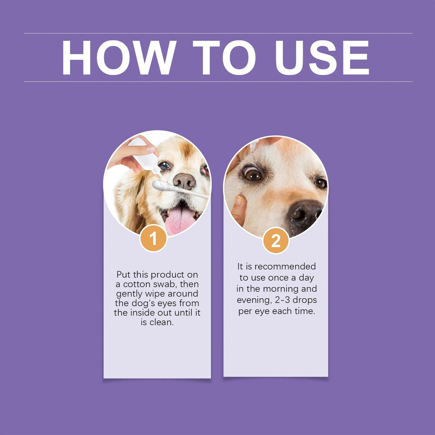1-4PCS Dog Eye Wash Saline Solution Gently Cleans Tear Stains Soothes Irritation Relieves Discomfort Safe for Daily Eye Care