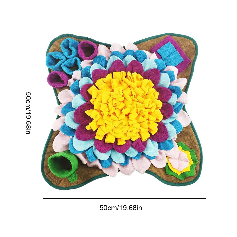 Pet Snuffle Feeding Mat Nosework Feeding Mat Dog Training Pad for Cats Dogs Portable Travel Use for Slow Eating & Smell Training